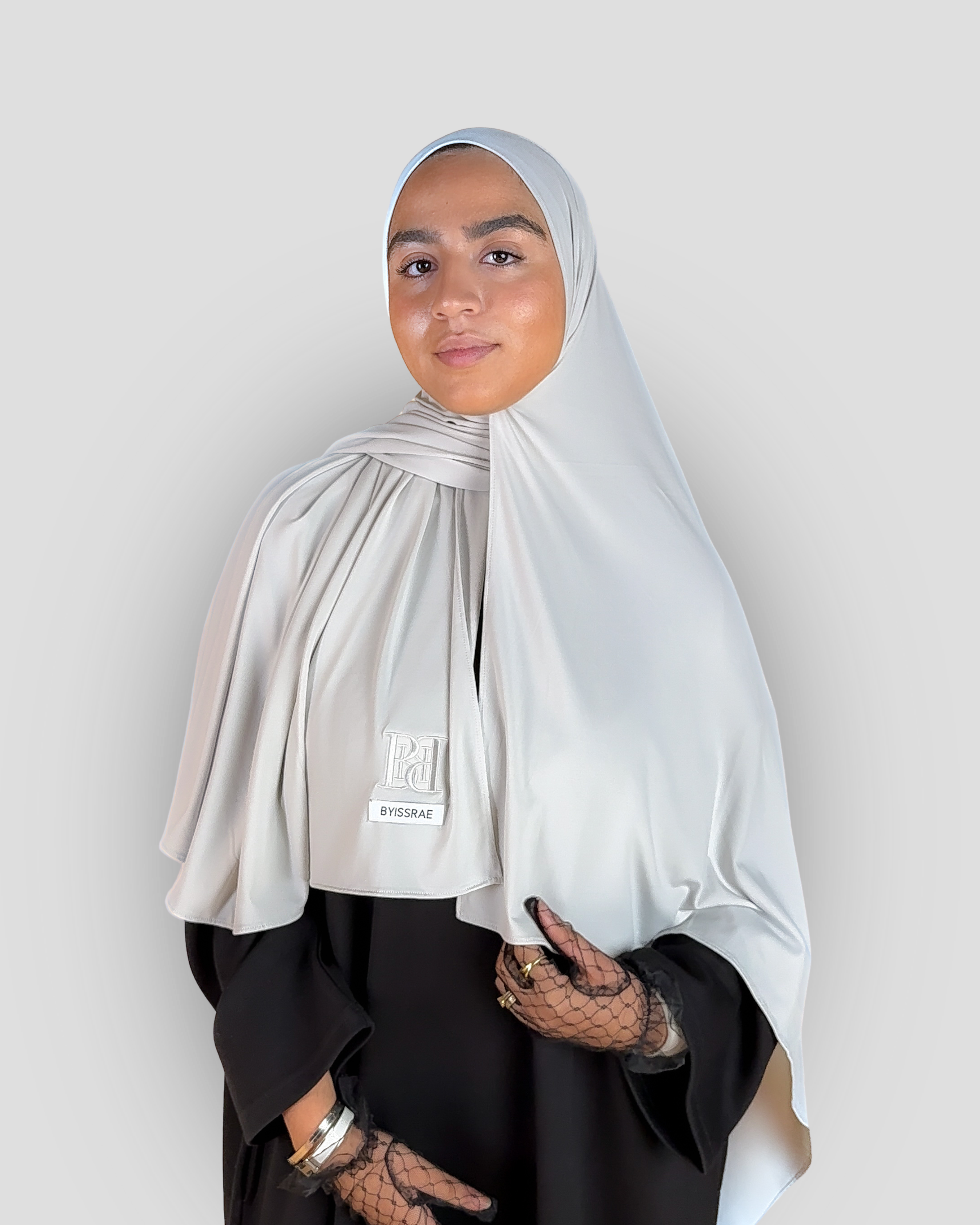 Pearl Grey - Premium Jersey Scarf